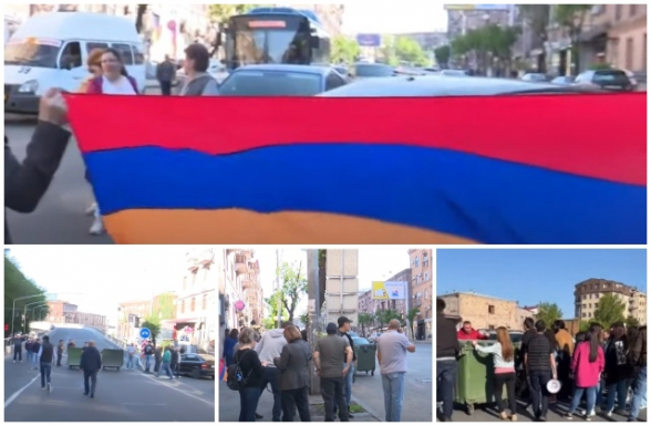 «Դիմադրություն» շարժման անհնազանդության ակցիաները Երևանում․ փակ են մի շարք փողոցներ (տեսանյութ)